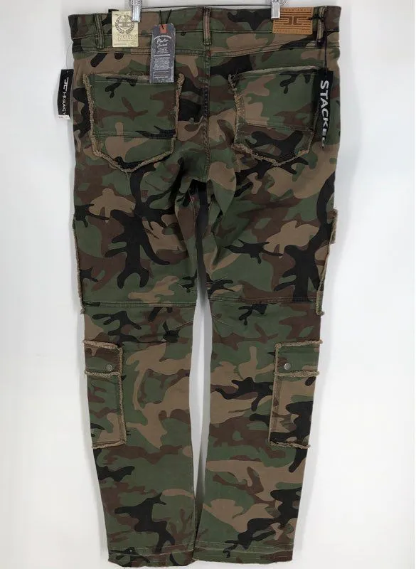 NWT Jordan Craig Men's Multicolor Martin Stacked Cargo Pants - Size 42
