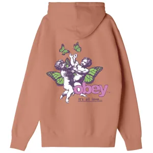 Obey Felpa con cappuccio da uomo E' tutto Amore 112843547 sughero