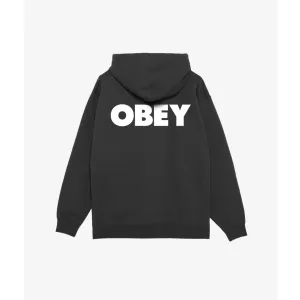 Obey felpa con cappuccio e zip intera da uomo Bold 117482349 nero