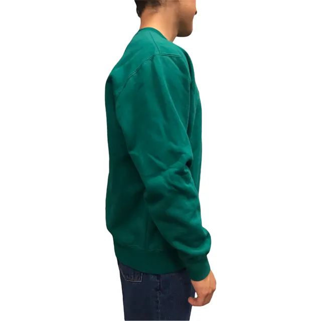 Obey Felpa girocollo da uomo Brick by Brick 112480103 verde