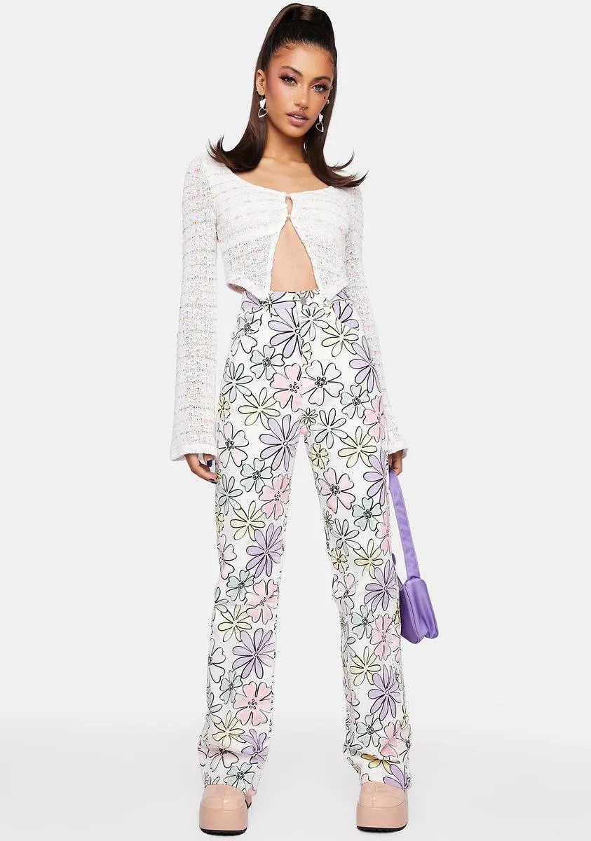 Off-White Floral Pants
