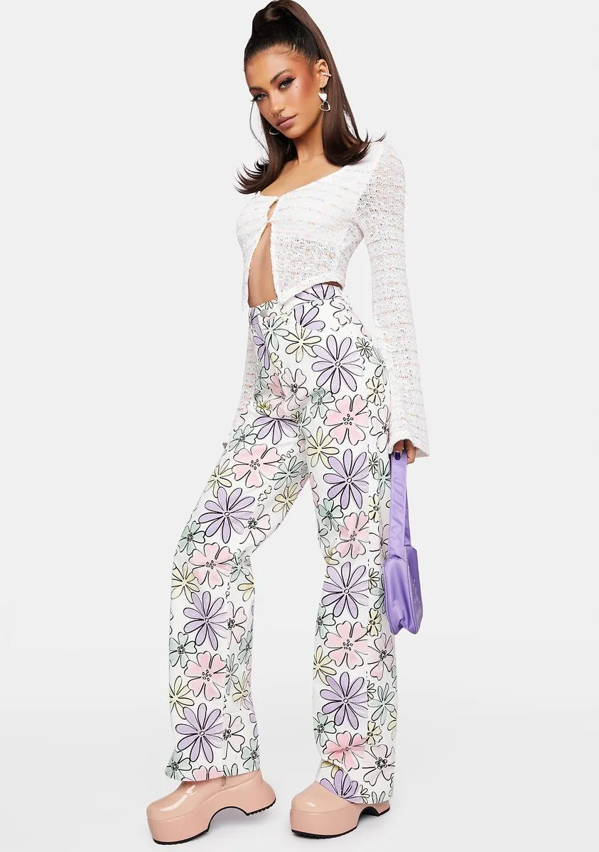 Off-White Floral Pants