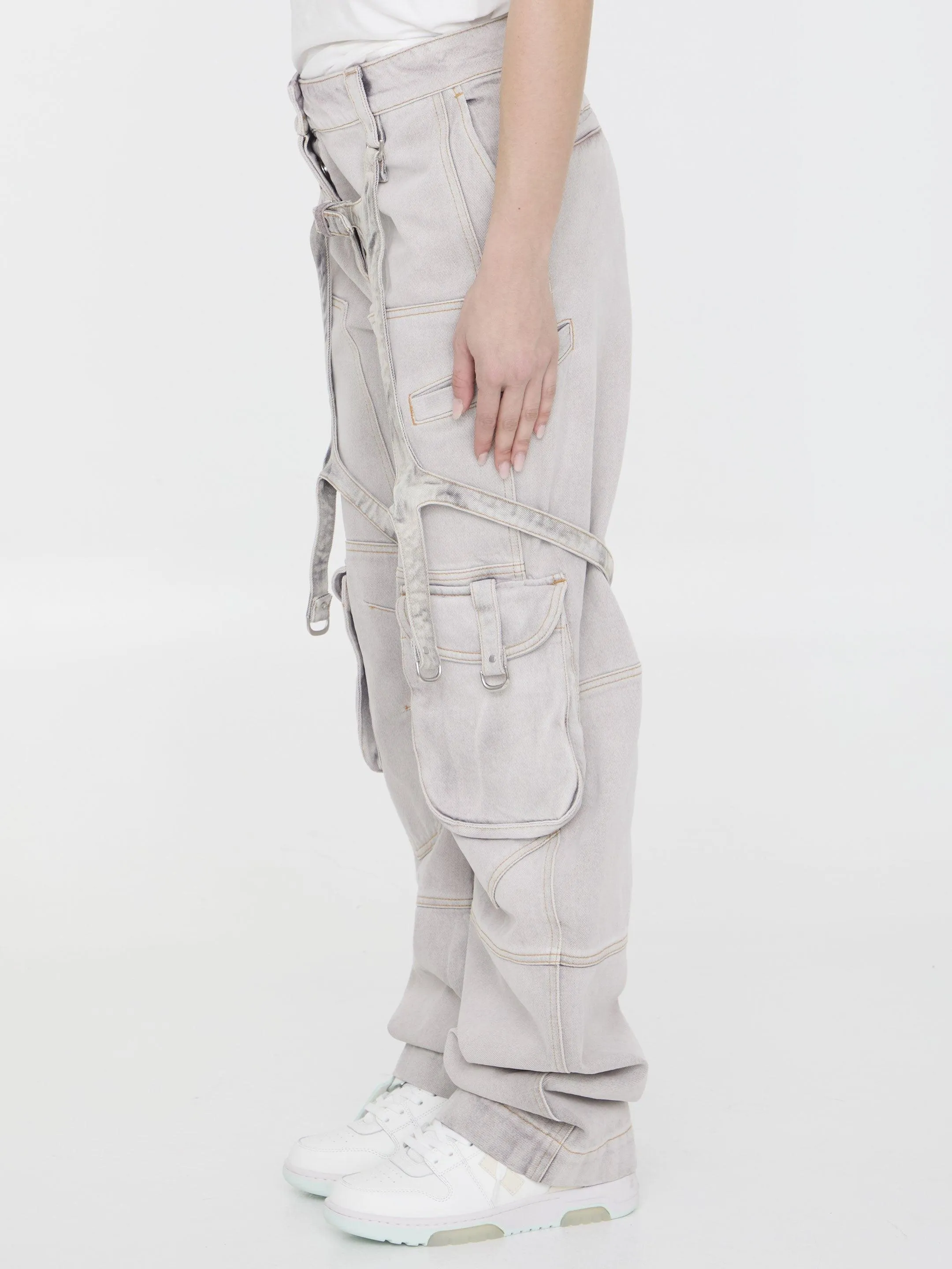 Off White Laundry Cargo Jeans