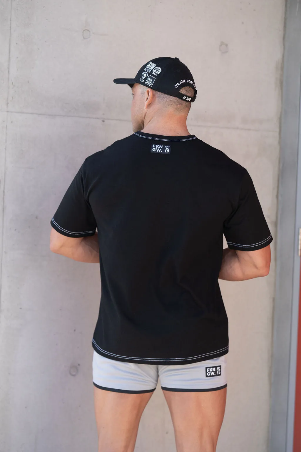 OG | Men's Oversized Pump Cover Gym T-Shirt | Black