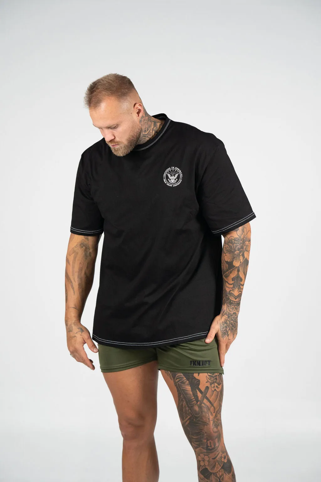 OG | Men's Oversized Pump Cover Gym T-Shirt | Black