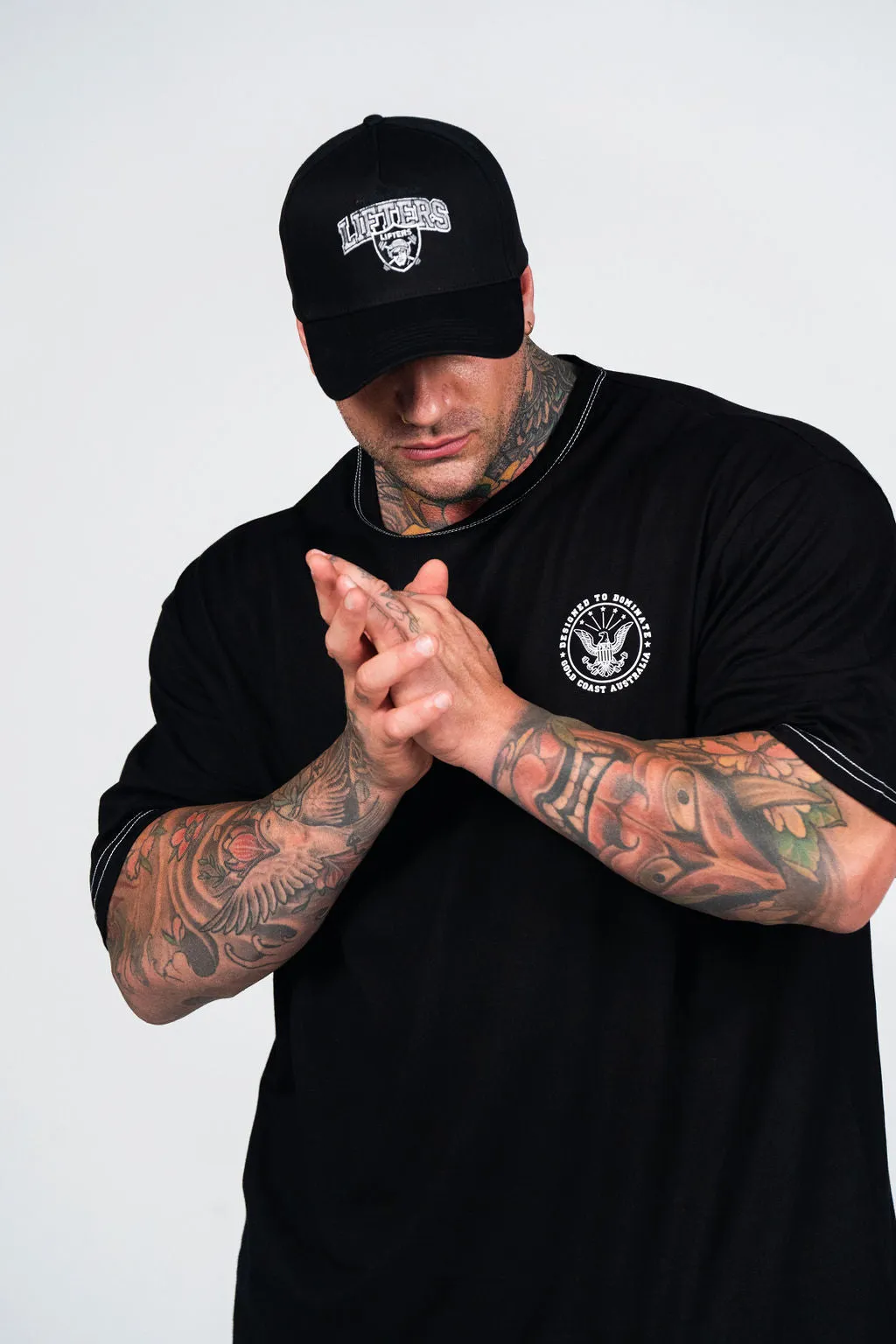OG | Men's Oversized Pump Cover Gym T-Shirt | Black