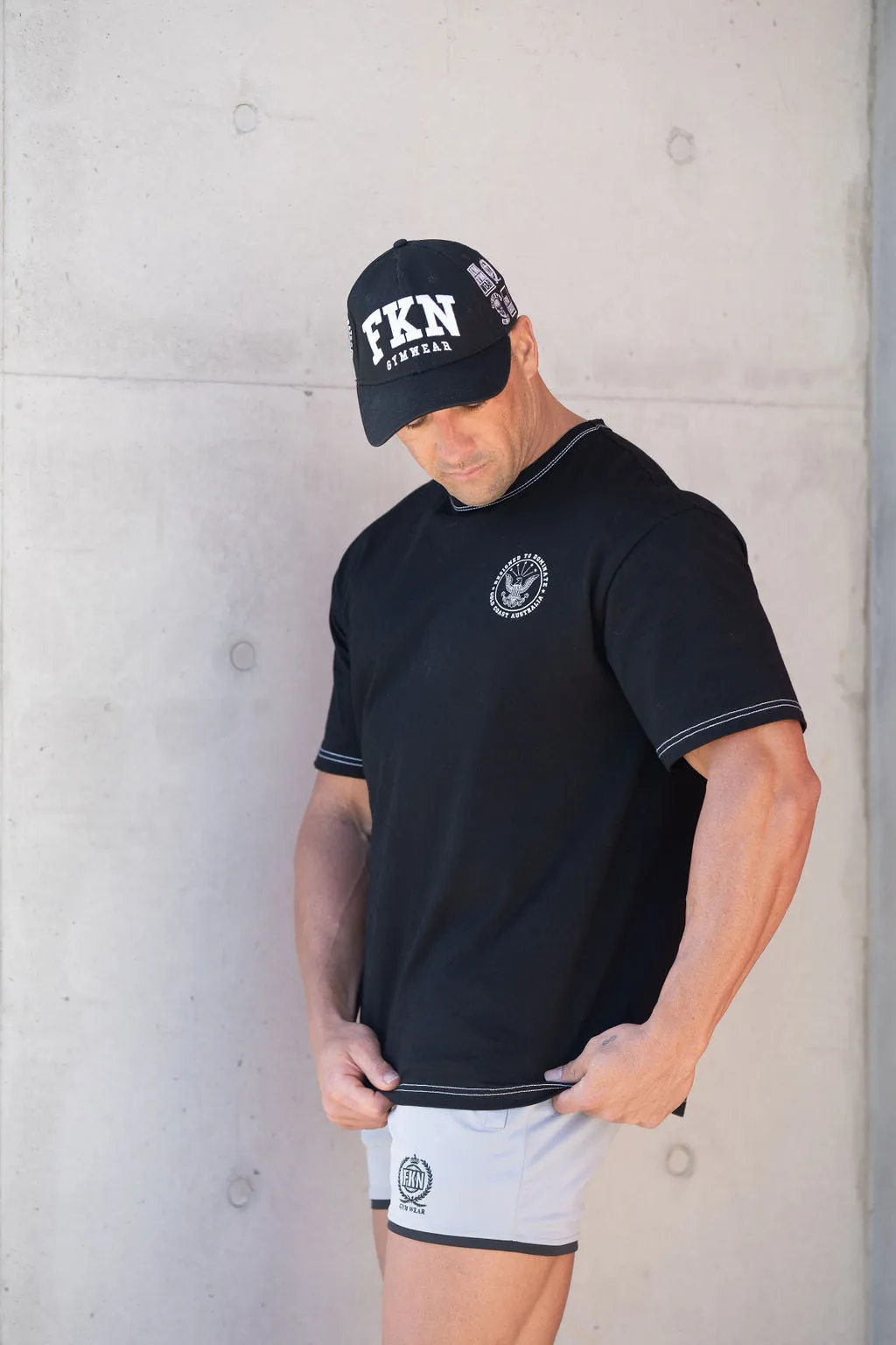 OG | Men's Oversized Pump Cover Gym T-Shirt | Black