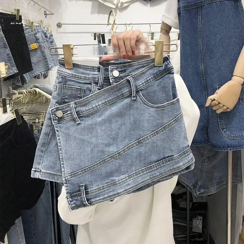Olivia Y2K Denim Short Skirt