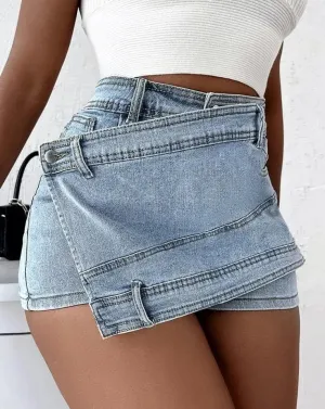 Olivia Y2K Denim Short Skirt