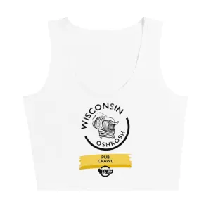 Oshkosh Pub Crawl Wave Crop Tank