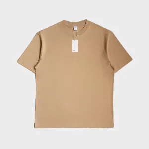 Oversized Basic T-shirt Beige