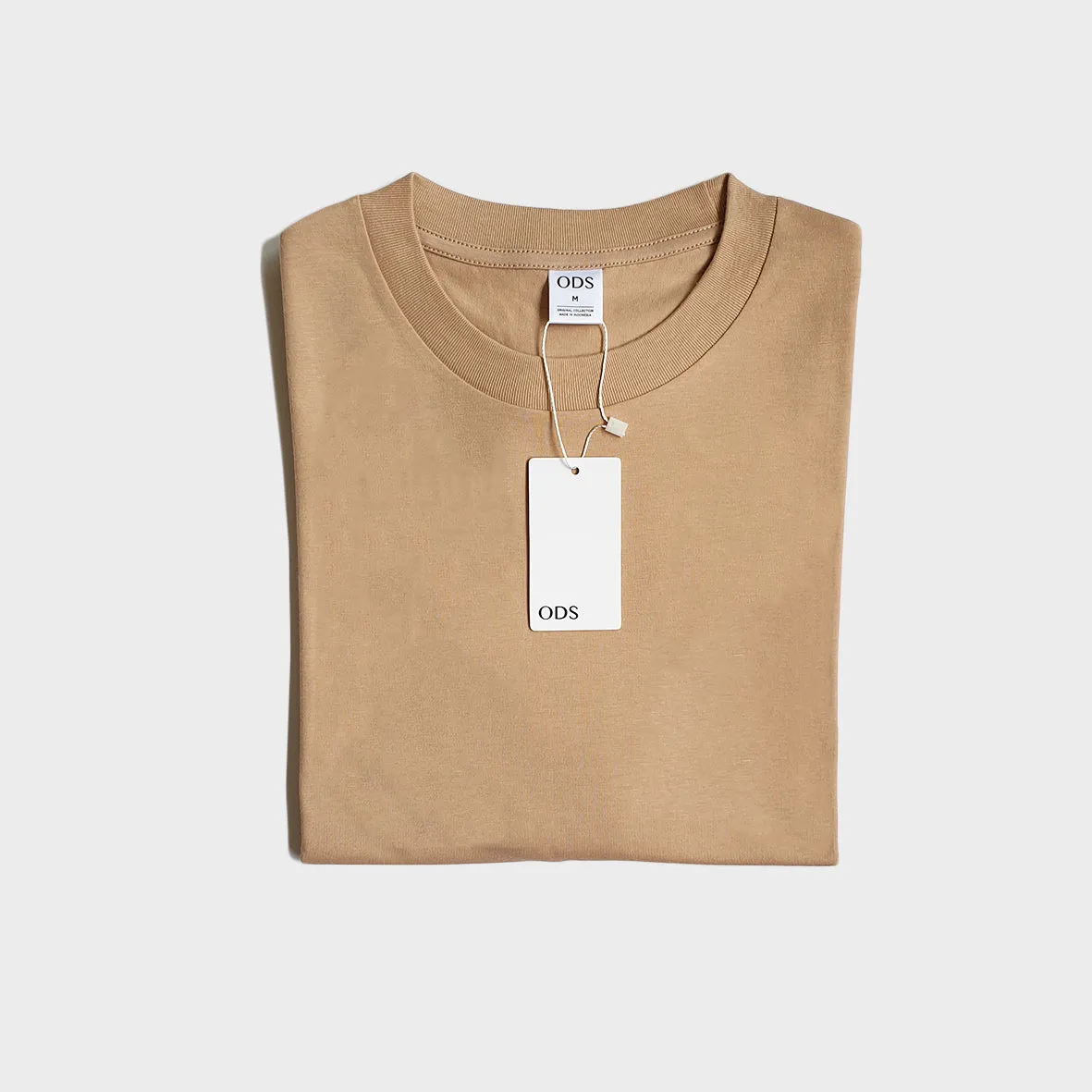 Oversized Basic T-shirt Beige