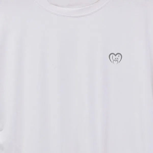 Oversized down pocket T-shirts | White