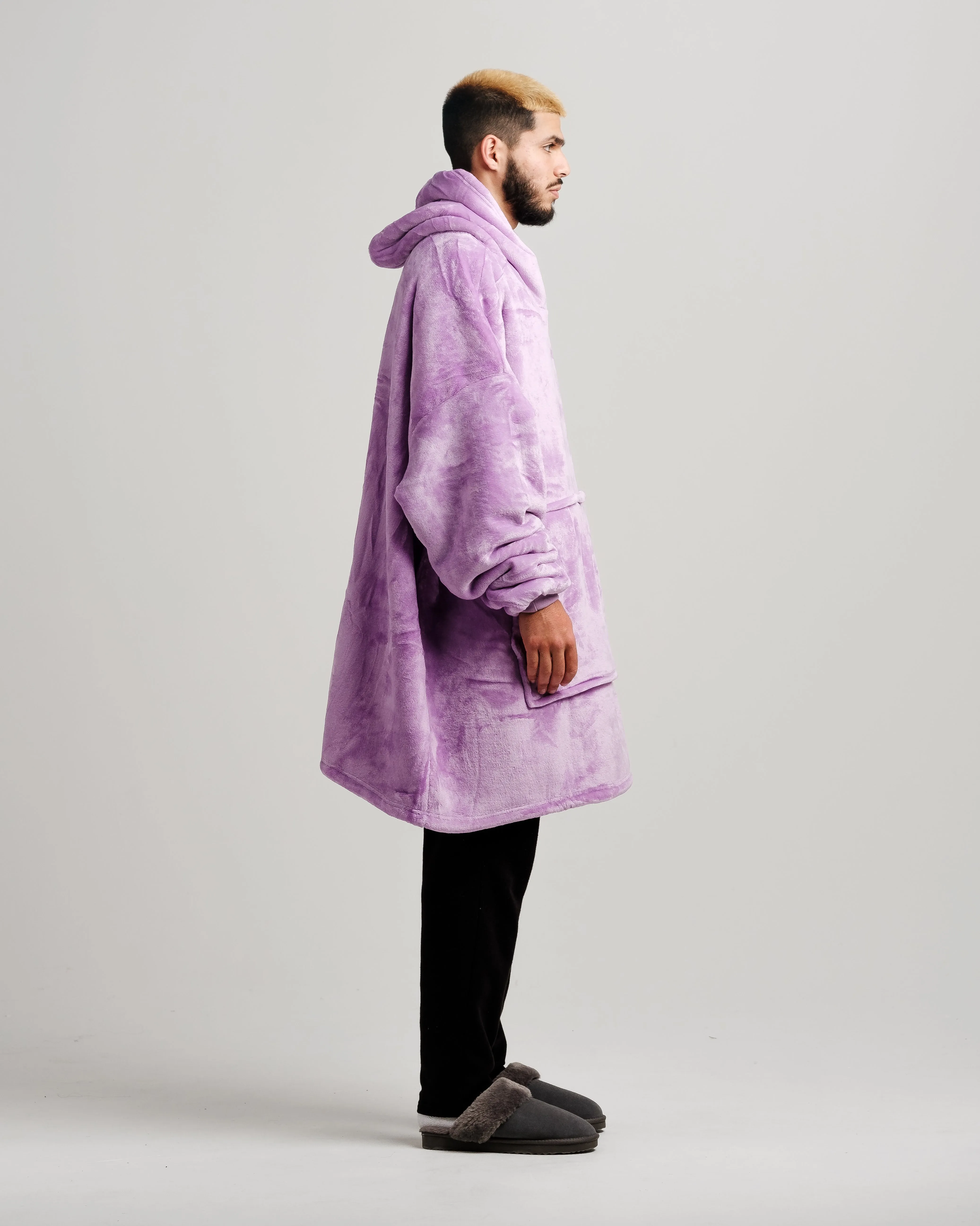 Oversized Hoodie Extra Thick Sherpa Fleece Lined Soft Blanket Hoodies UK Stock