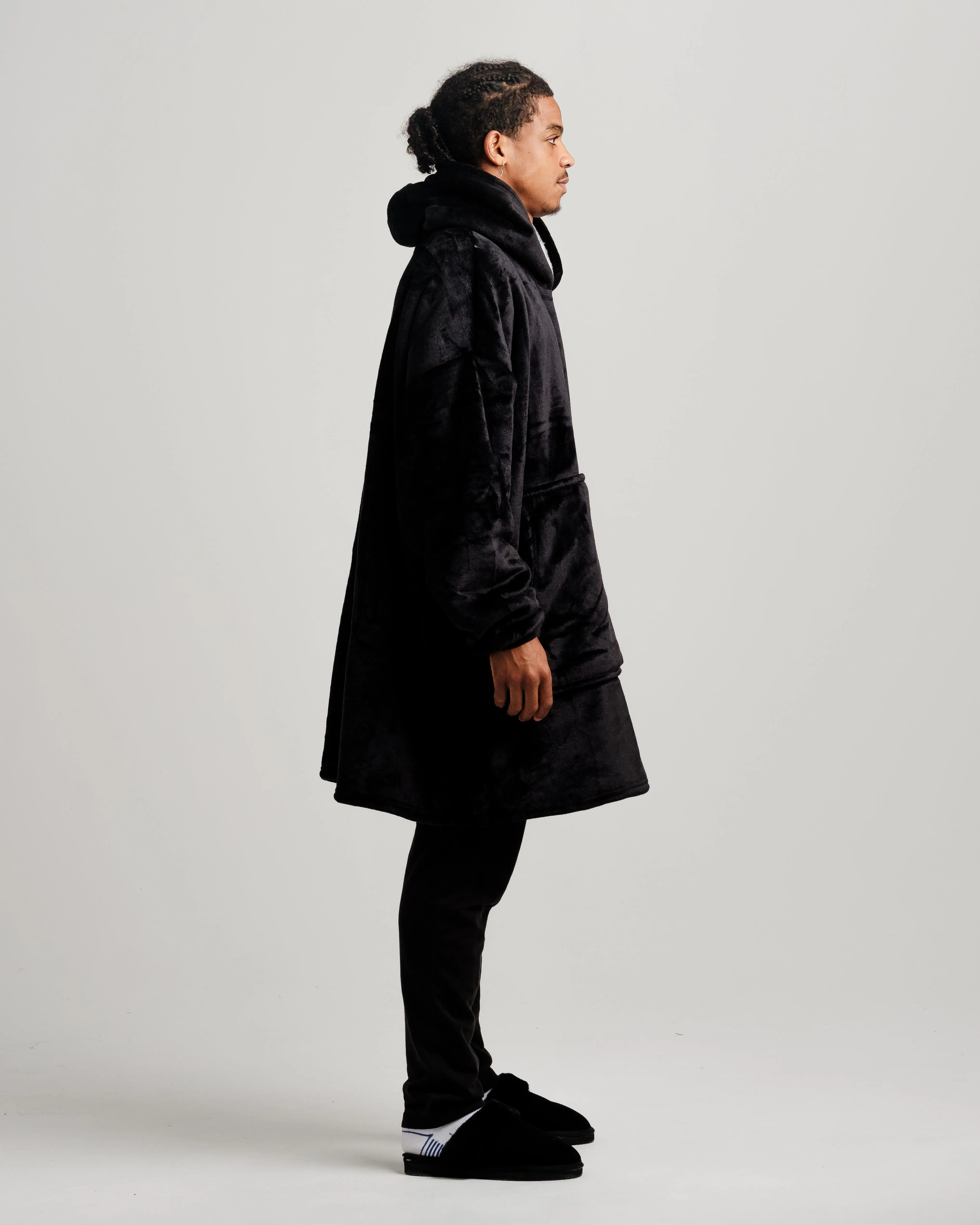 Oversized Hoodie Extra Thick Sherpa Fleece Lined Soft Blanket Hoodies UK Stock
