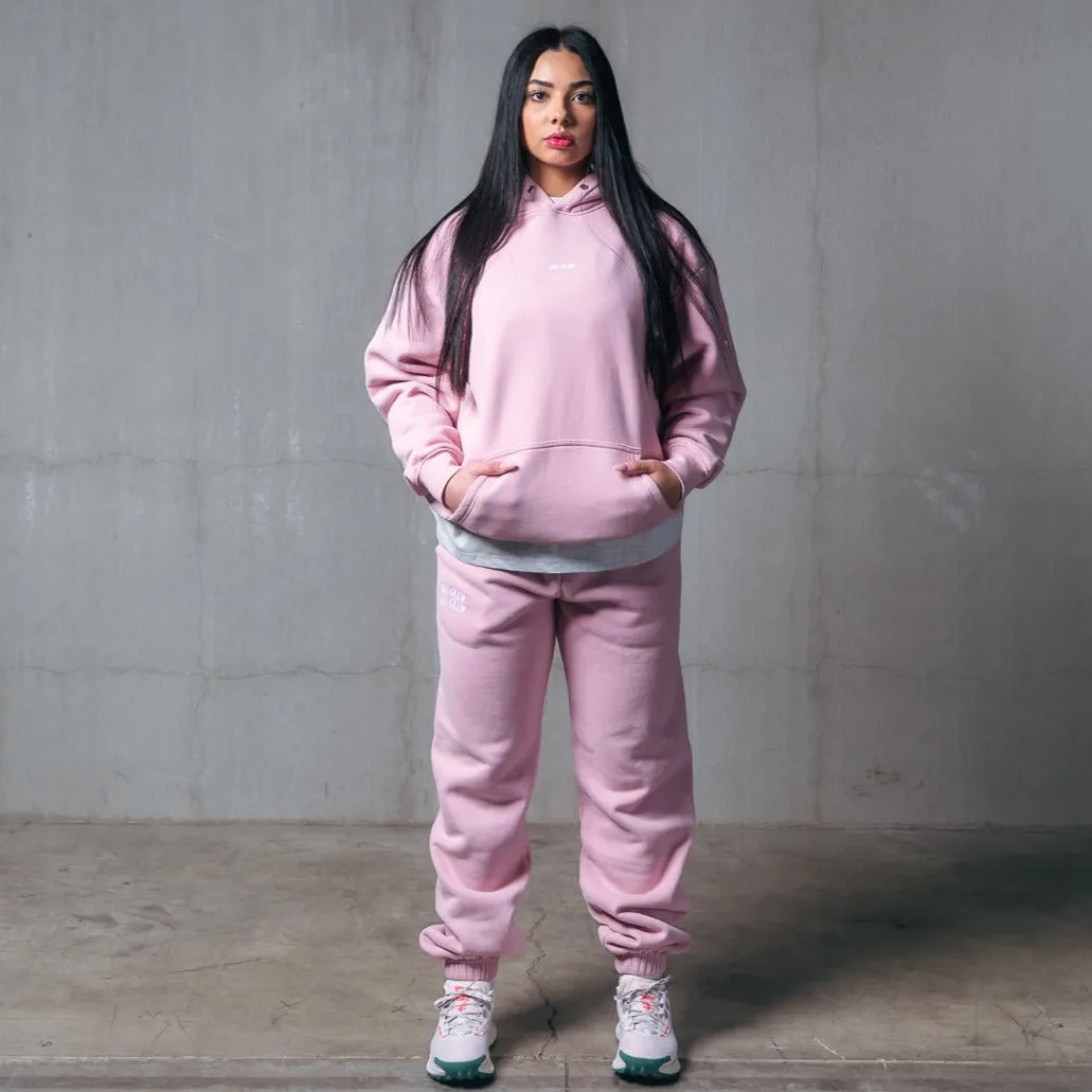 OVERSIZED LUX "SIMPLE" HOODIE - ROSÉ