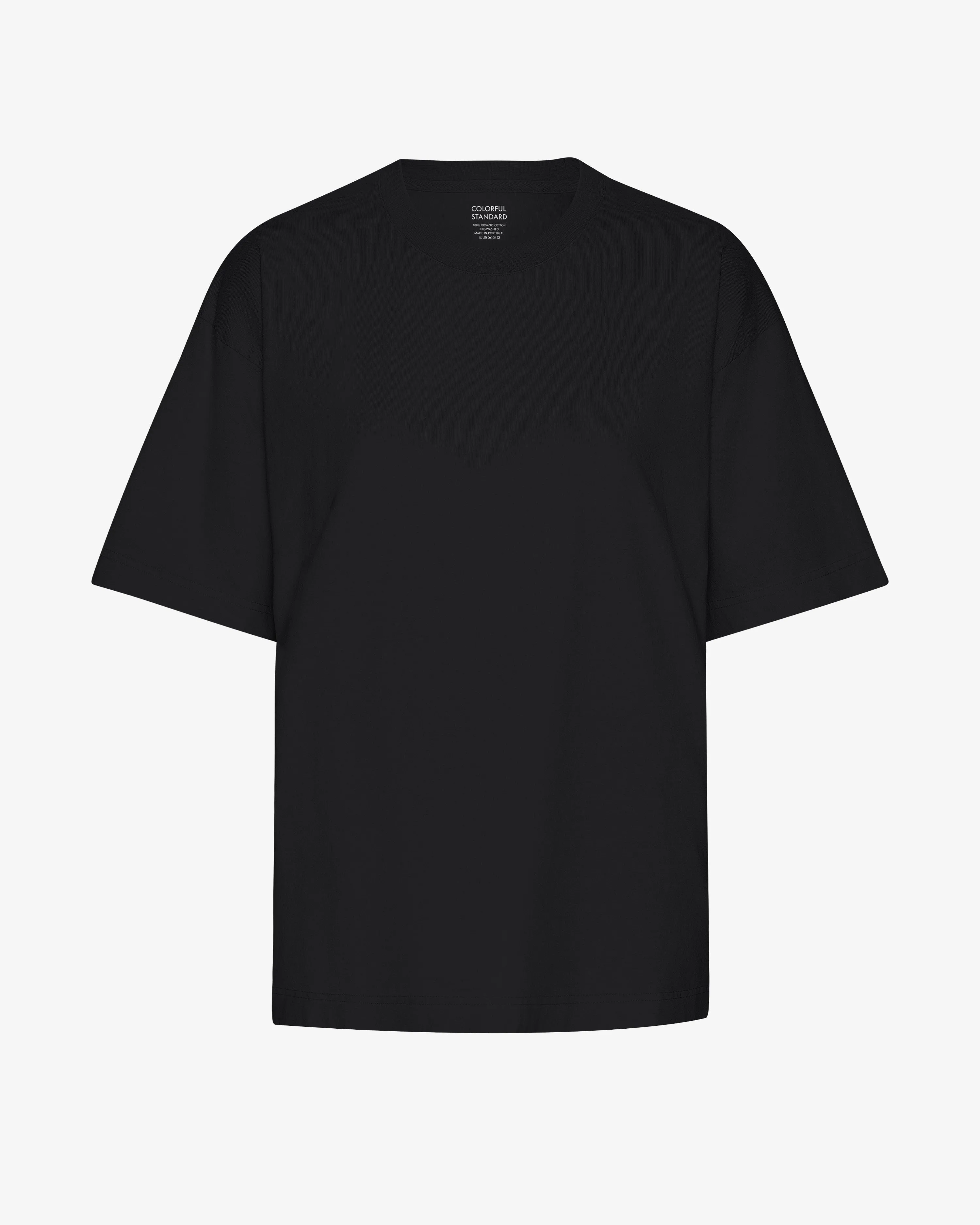 Oversized Organic T-Shirt - Deep Black