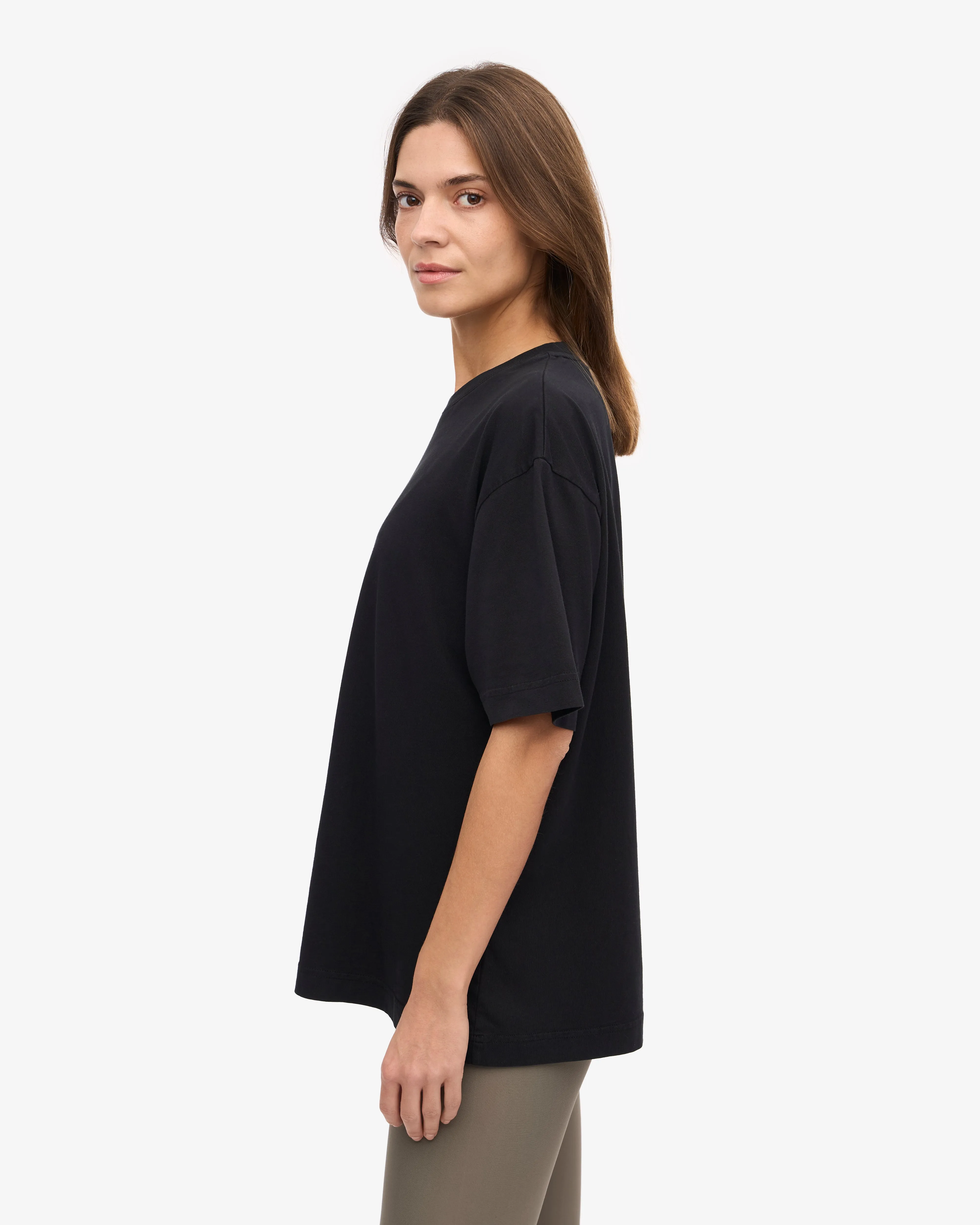 Oversized Organic T-Shirt - Deep Black