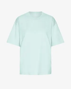 Oversized Organic T-Shirt - Light Aqua