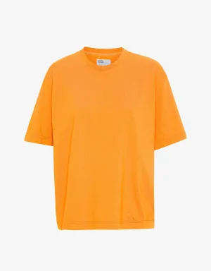 Oversized Organic T-Shirt - Sunny Orange
