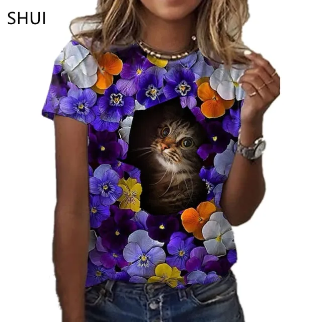 Oversized Starry Night and Galaxy printed men's and women's t-shirts.