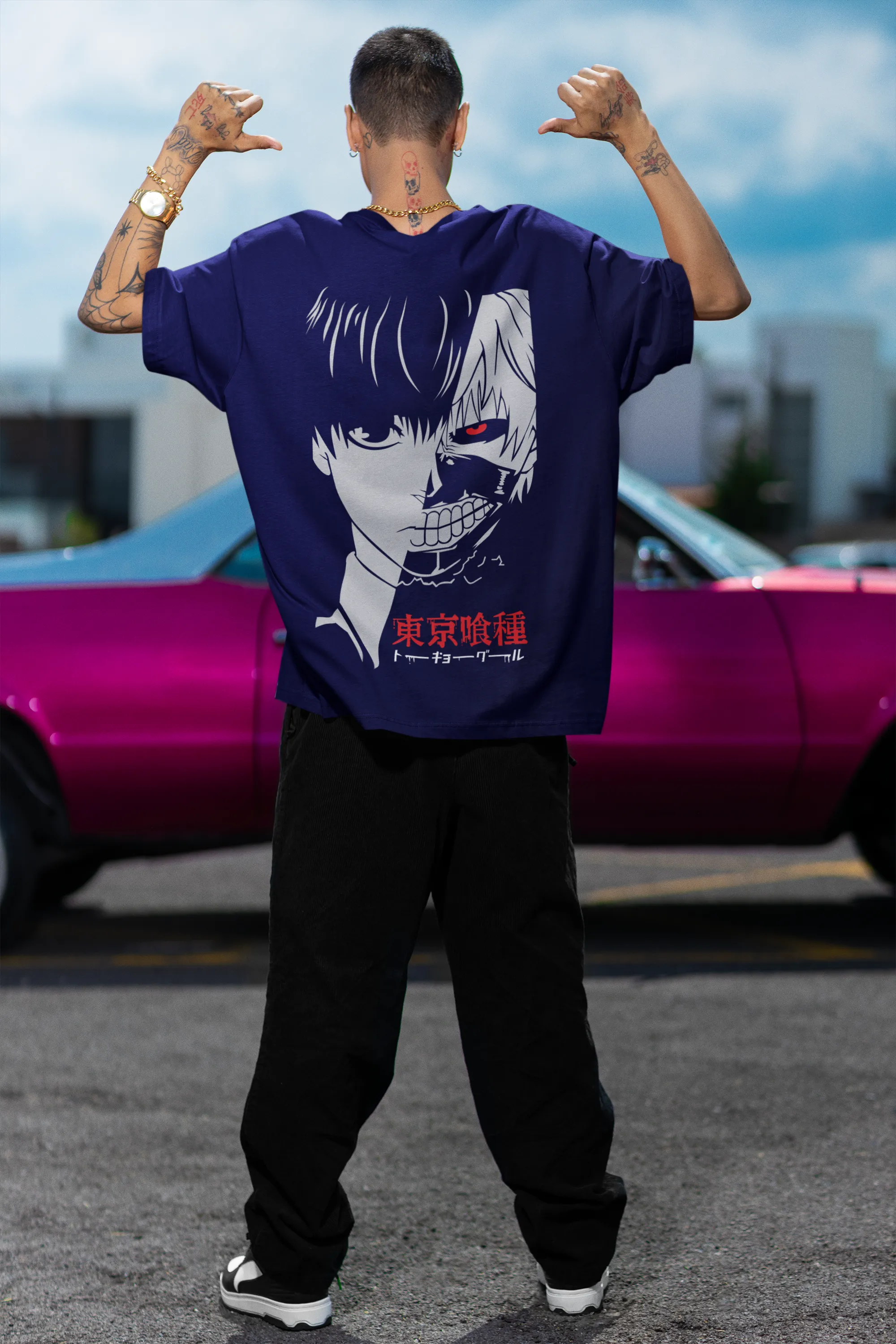 Oversized T- Shirt Men - Ghoul