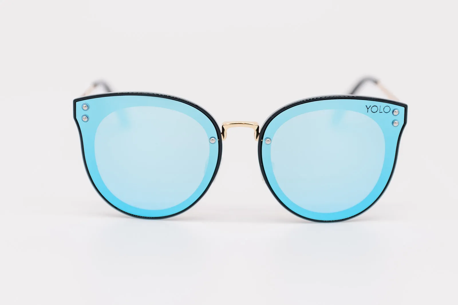 Oversized Women Round Cat Eye Fashion Sunglasses