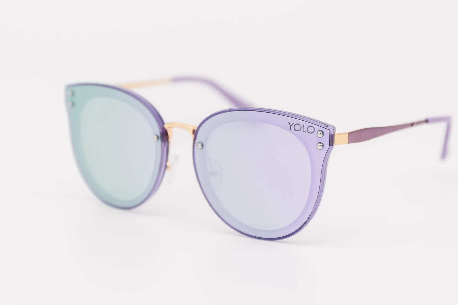 Oversized Women Round Cat Eye Fashion Sunglasses