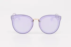 Oversized Women Round Cat Eye Fashion Sunglasses