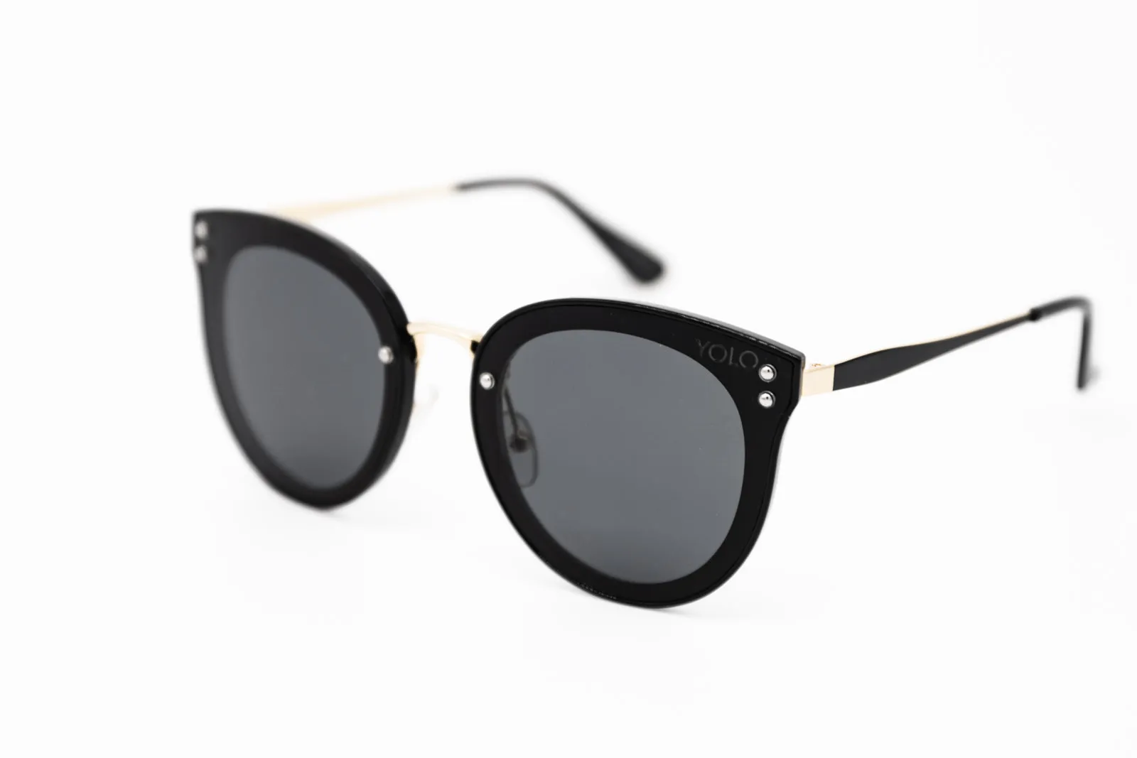 Oversized Women Round Cat Eye Fashion Sunglasses