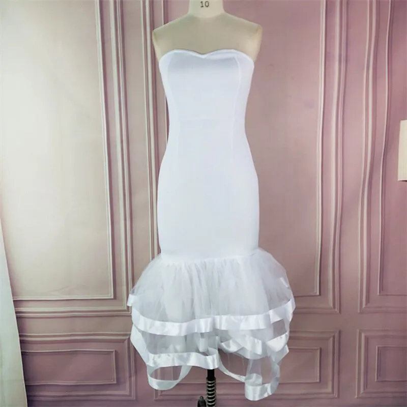 Party Tube Tops Wedding Off Shoulder Dress