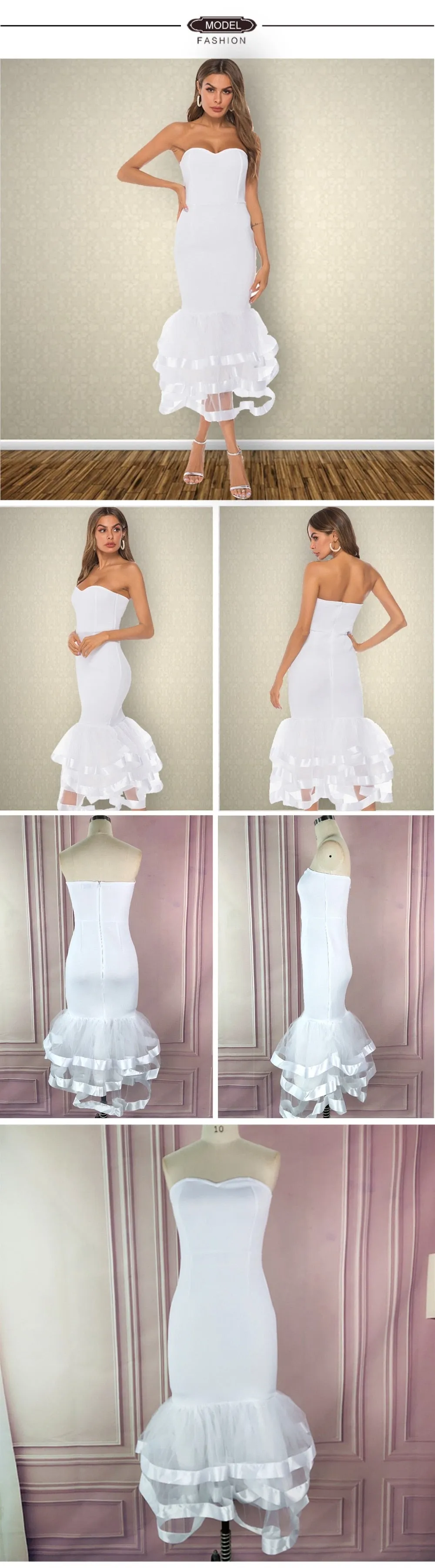 Party Tube Tops Wedding Off Shoulder Dress