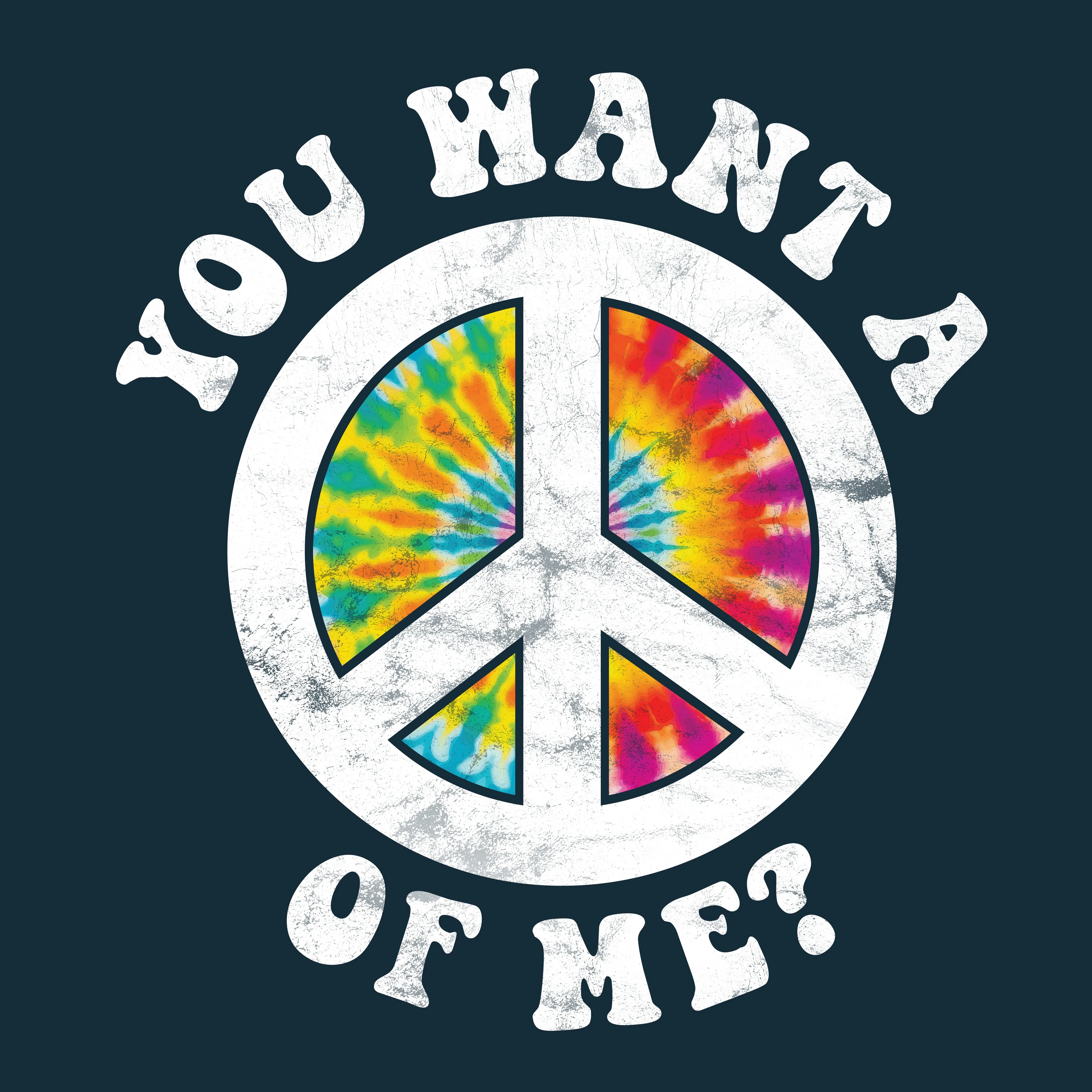Peace of me? (pre-distressed) - Hooded Sweatshirt