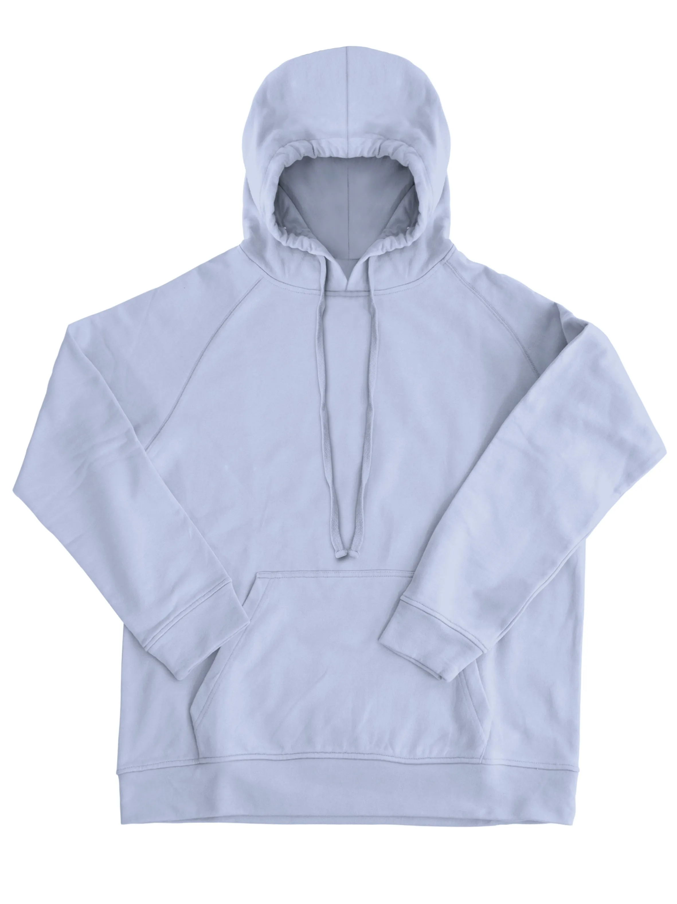 Plant Dyed Organic Hoodie in Sky Blue