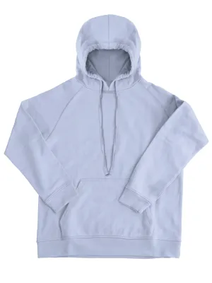 Plant Dyed Organic Hoodie in Sky Blue