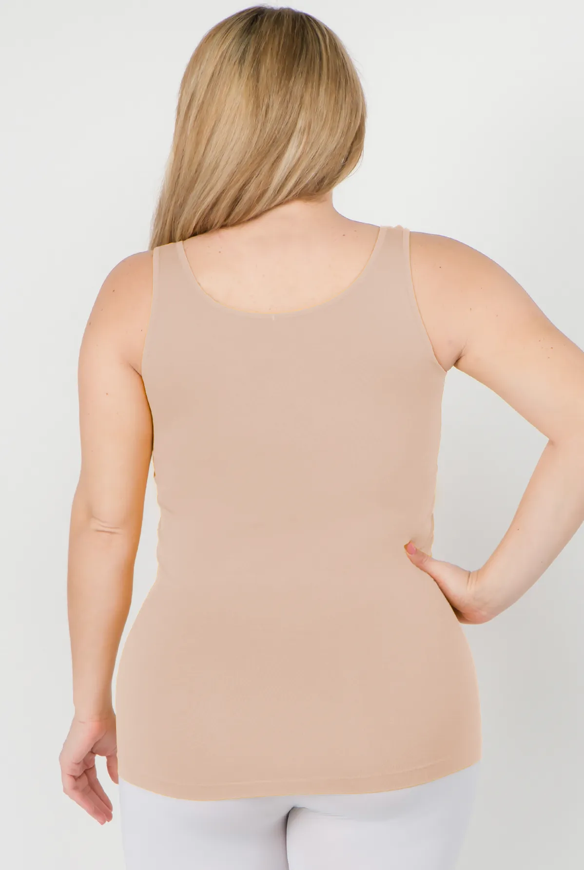 Plus Size Women's Seamless Tank Top