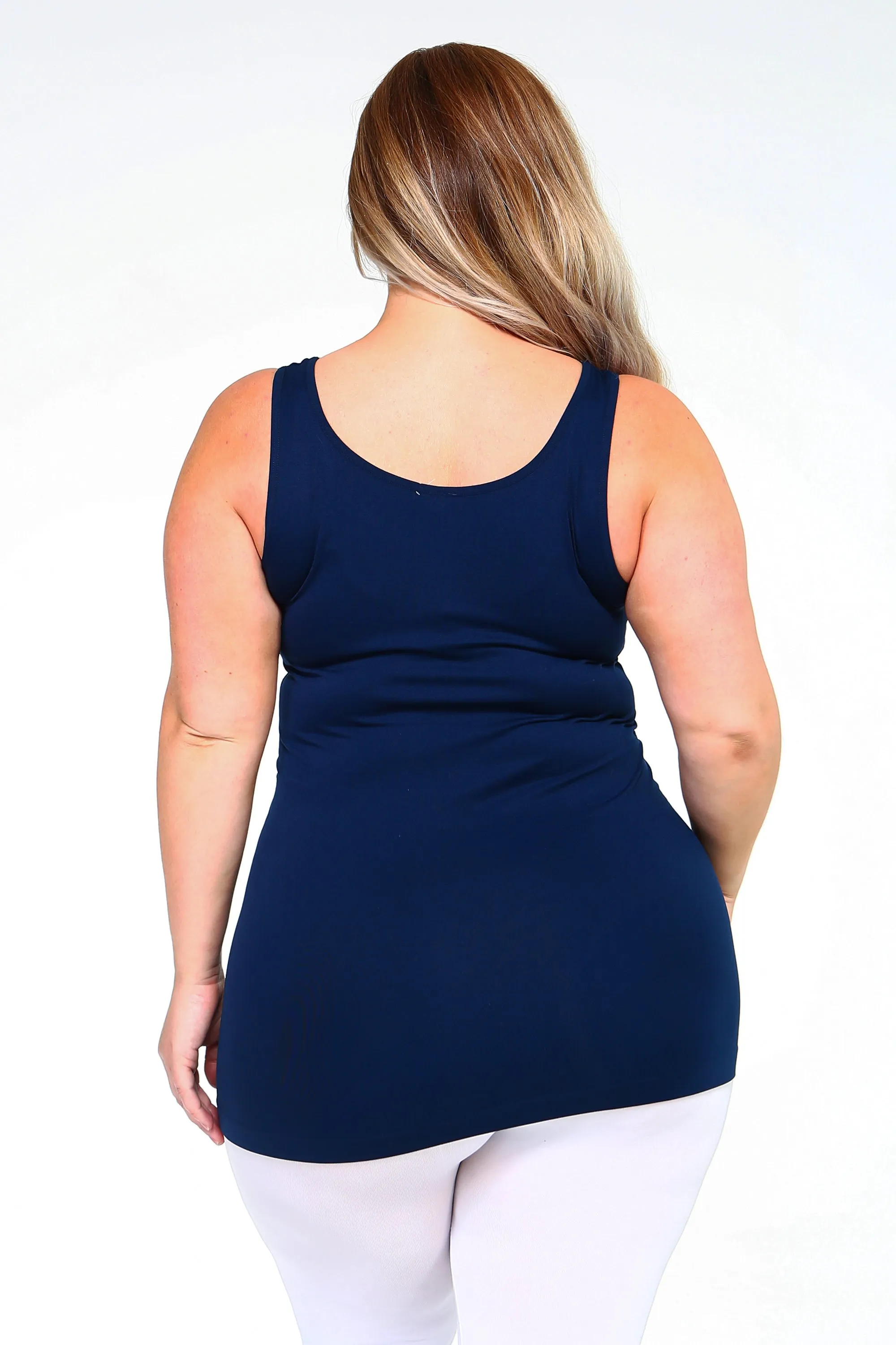 Plus Size Women's Seamless Tank Top