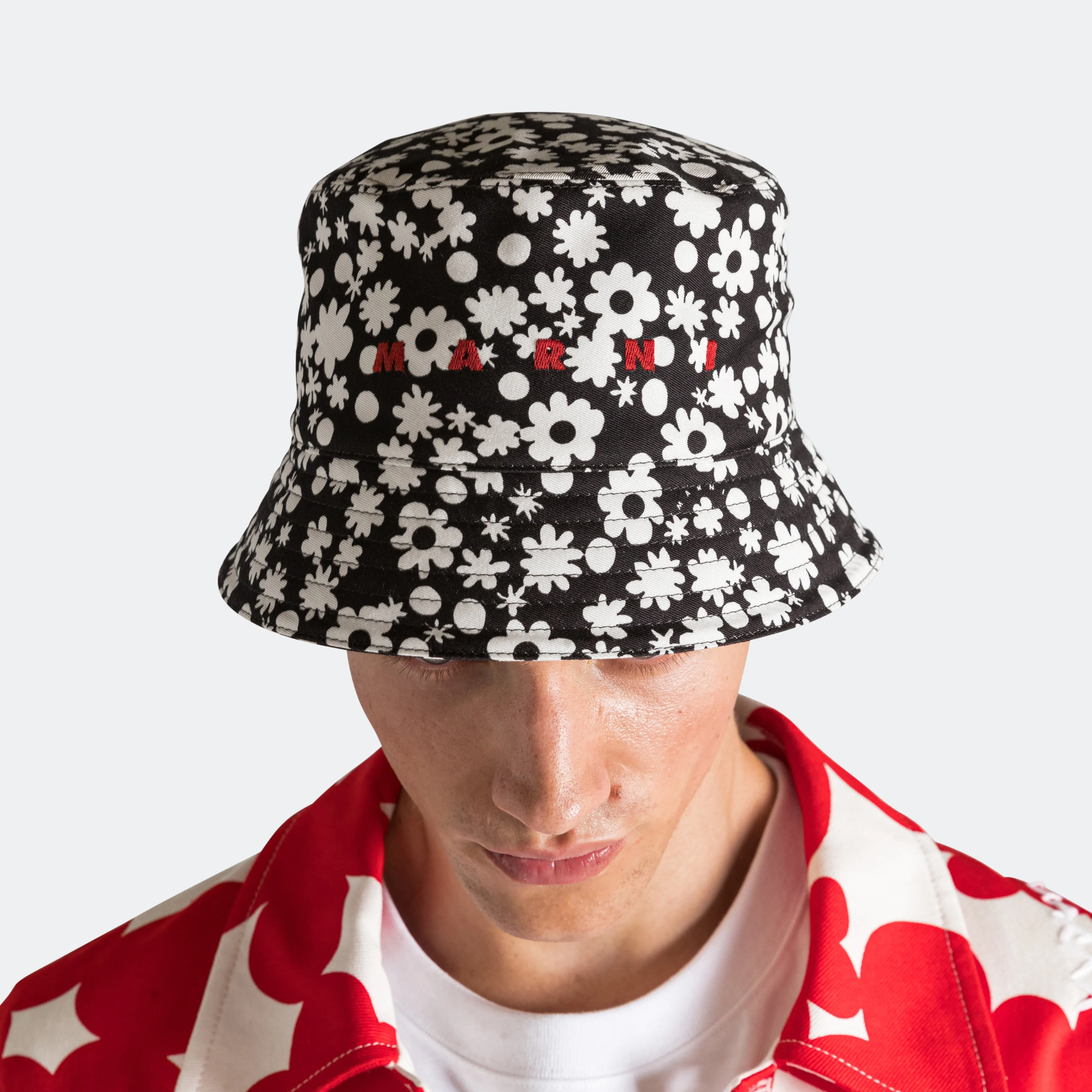 Pop Fields Cotton Twill Bucket Hat - Black