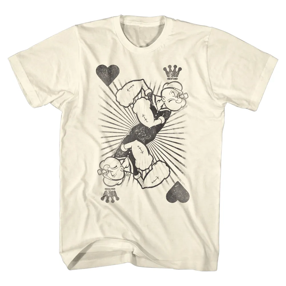 Popeye King Of Harts Men's T-Shirt