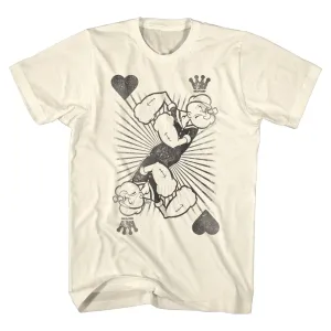 Popeye King Of Harts Men's T-Shirt