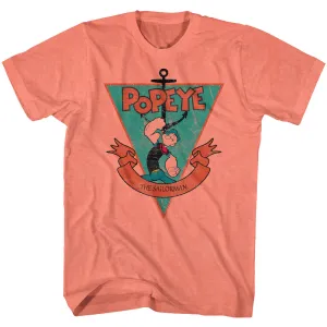 Popeye Sailorman Triangle Men's T-Shirt