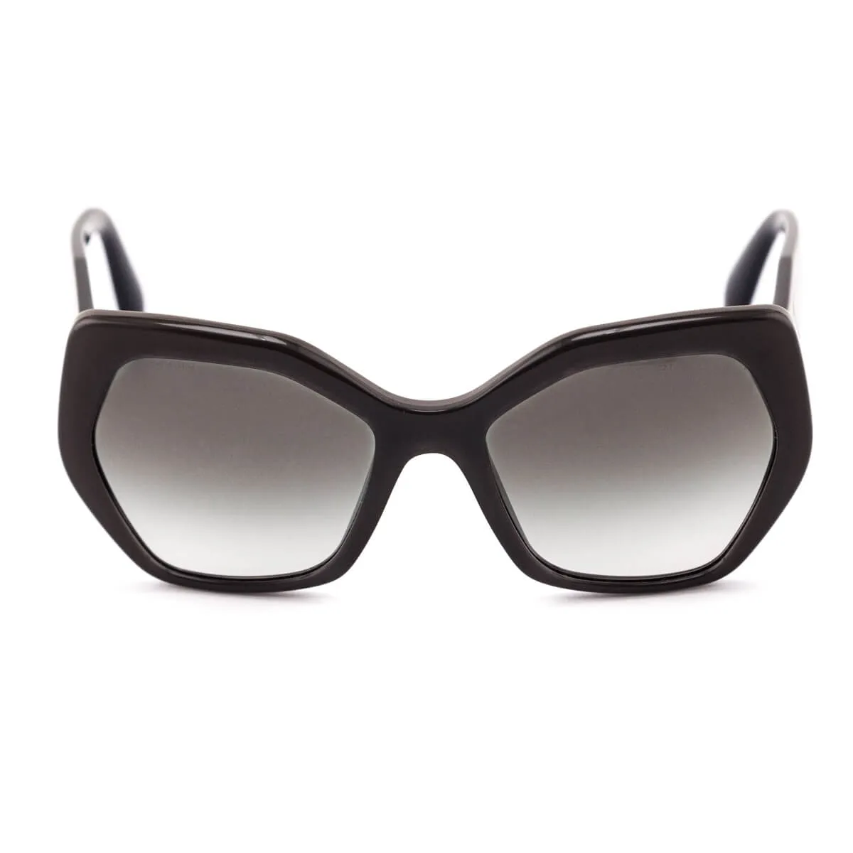Prada Gray Oversized Gradient Sunglasses
