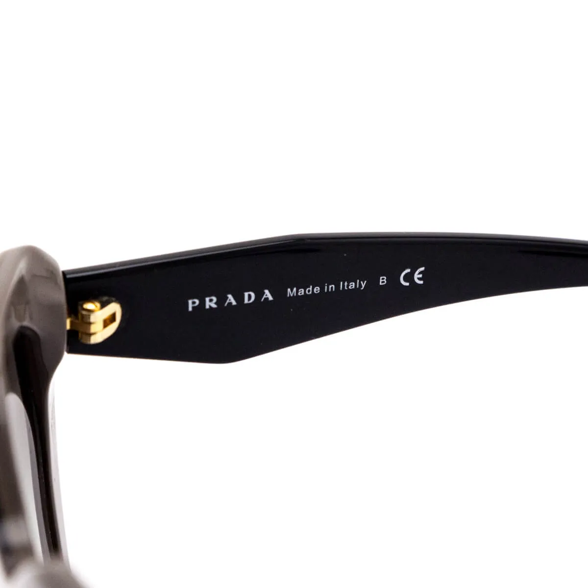 Prada Gray Oversized Gradient Sunglasses
