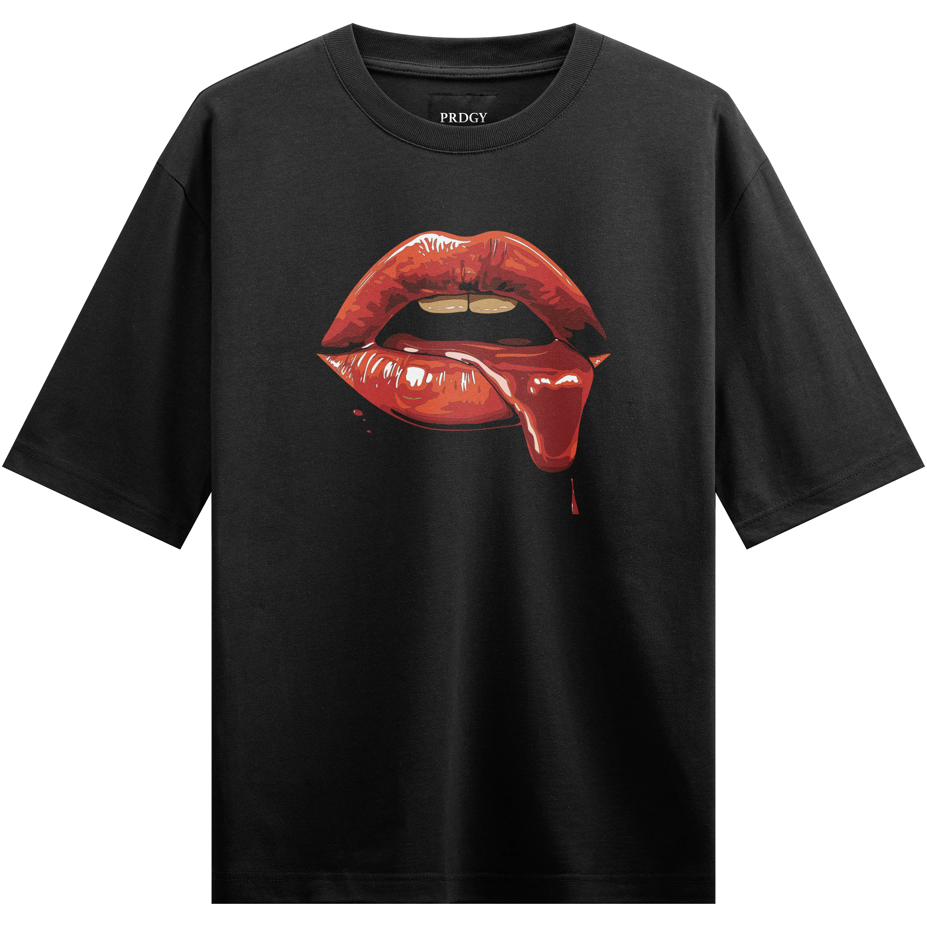 PRDGY Seductive Lip Oversized T-Shirt
