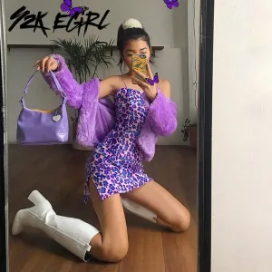 Purple Cheetah dress