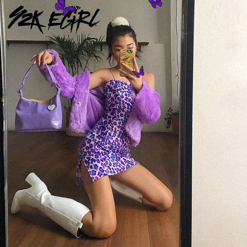 Purple Cheetah dress