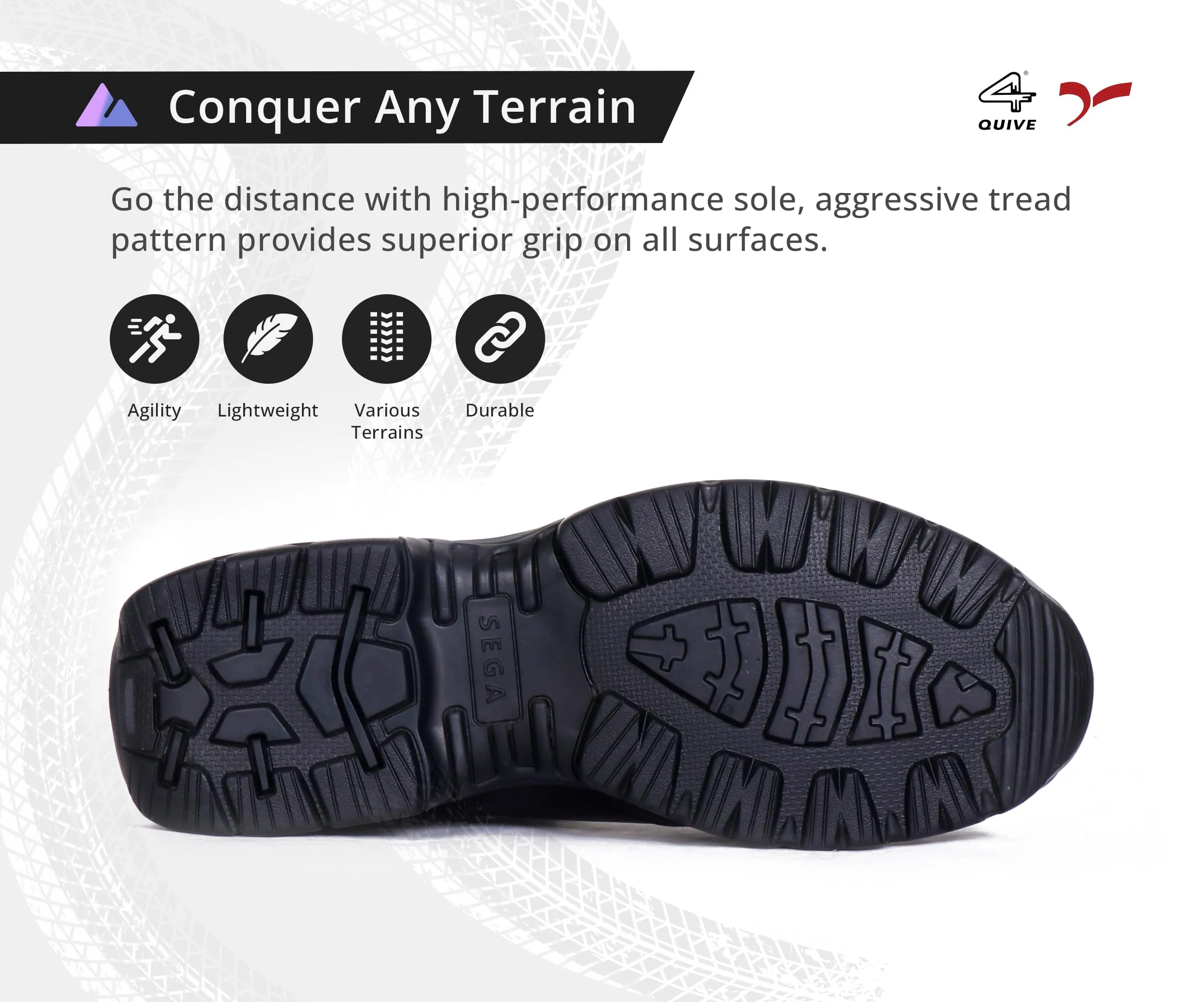 QUIVE Combat 3.O Pro Mid-Calf Leather Combat Boots