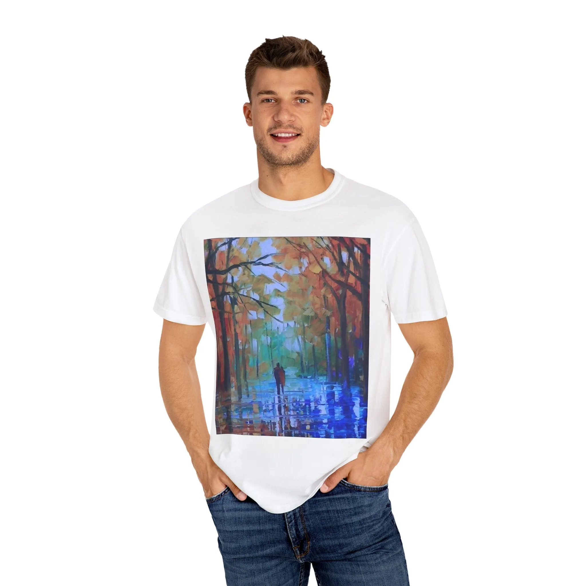 "A Walk in the Park" | Unisex Garment-Dyed T-shirt