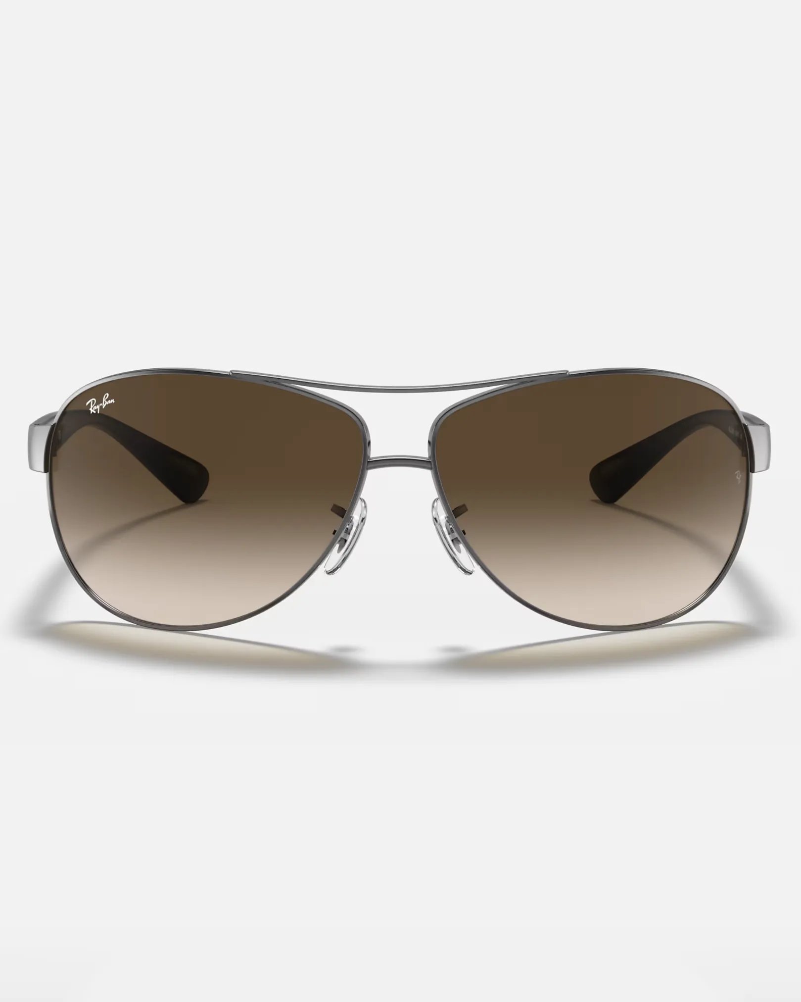 RB3386 Sunglasses in Gunmetal & Brown Gradient Dark Brown