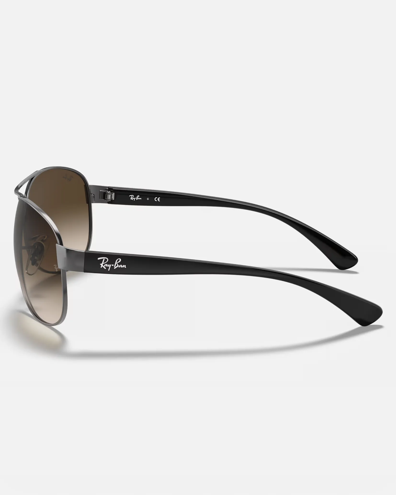RB3386 Sunglasses in Gunmetal & Brown Gradient Dark Brown